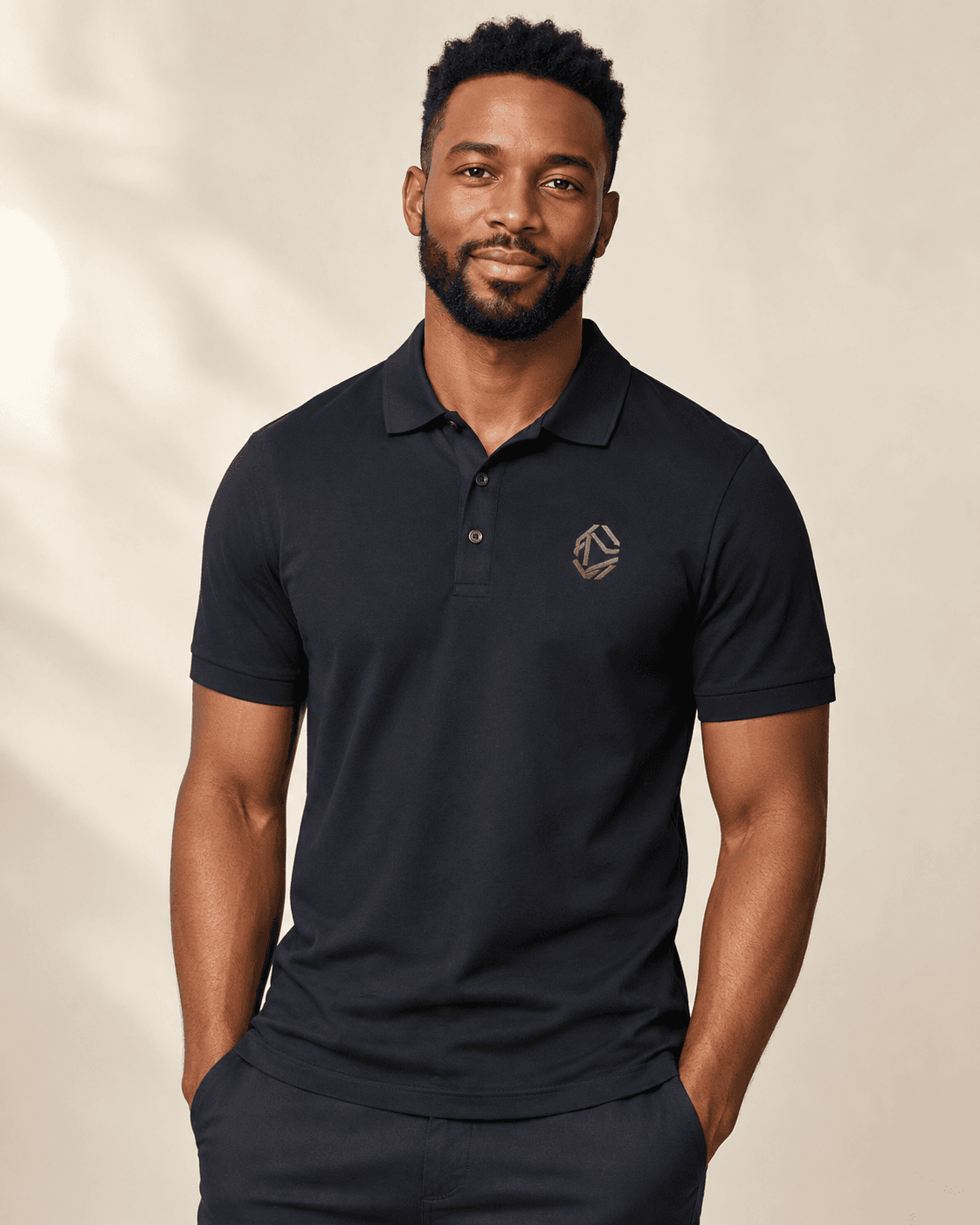 Polo shirt printing example